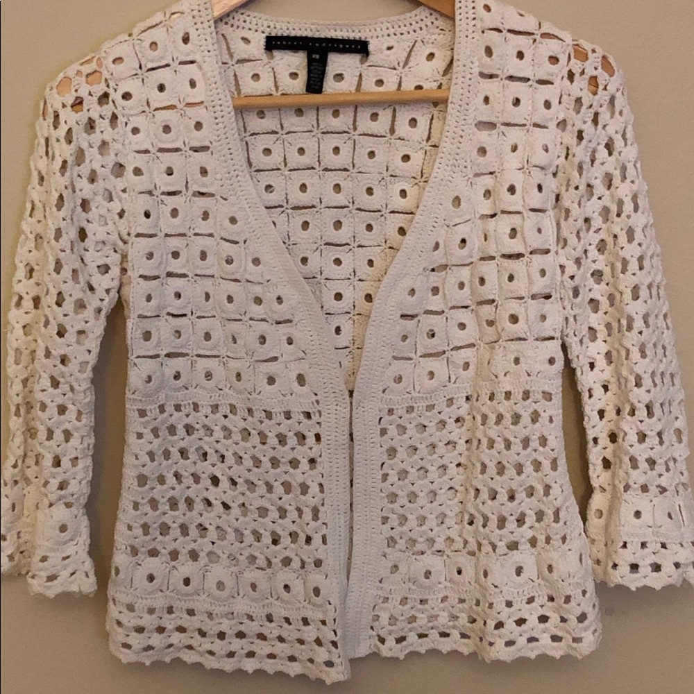 Robert Rodriguez white sweater size xs
